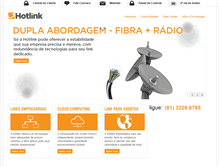 Tablet Screenshot of hotlink.com.br